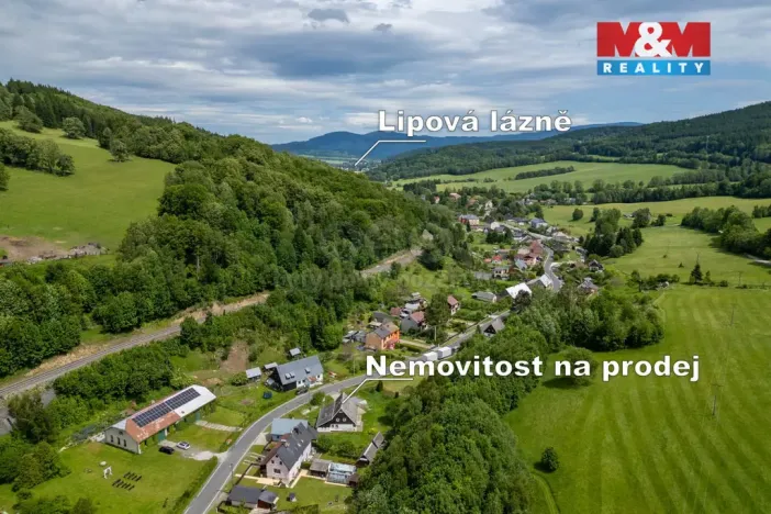 Prodej rodinného domu, Lipová-lázně - Horní Lipová, 290 m2