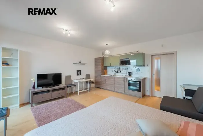Pronájem bytu 1+kk, Praha - Žižkov, Olšanská, 37 m2