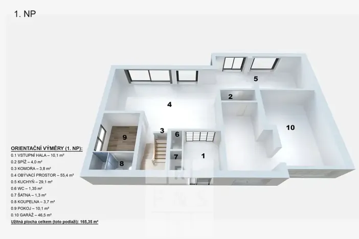 Prodej rodinného domu, Tuchoměřice, Polní, 383 m2