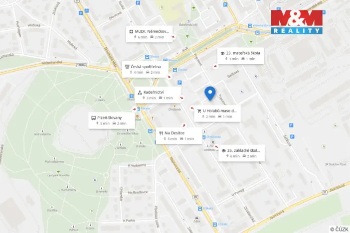 Prodej bytu 3+1, Plzeň - Koterov, Topolová, 72 m2