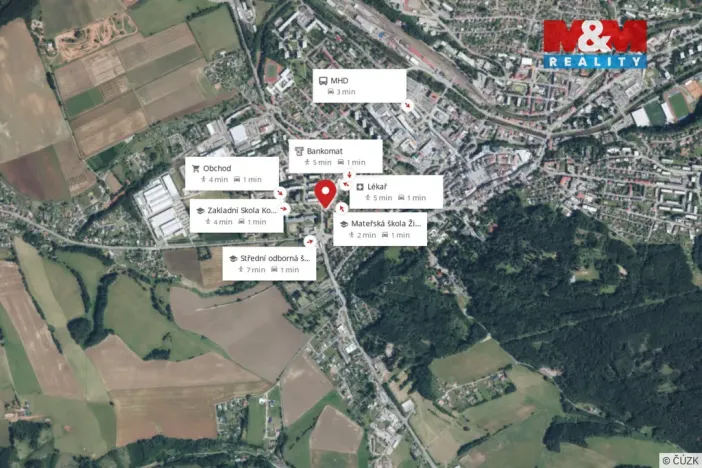 Prodej bytu 2+1, Trutnov - Horní Předměstí, Komenského, 69 m2
