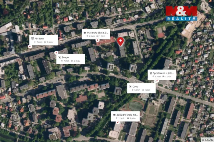 Pronájem bytu 2+1, Zlín, Padělky VIII, 57 m2