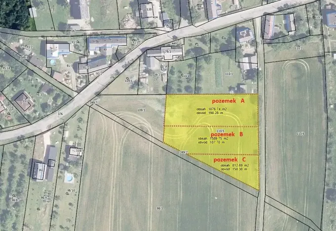 Prodej pozemku pro bydlení, Lipinka, 4373 m2