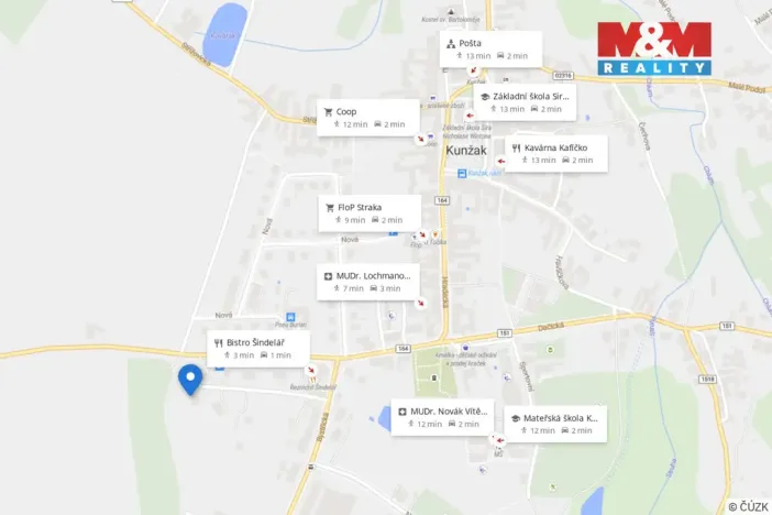 Prodej bytu 3+1, Kunžak, Bystřická, 76 m2