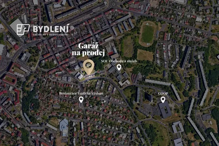 Prodej garáže, Teplice, Fráni Šrámka, 21 m2
