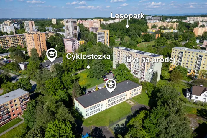 Prodej bytu 2+1, Havířov - Podlesí, Čelakovského, 50 m2