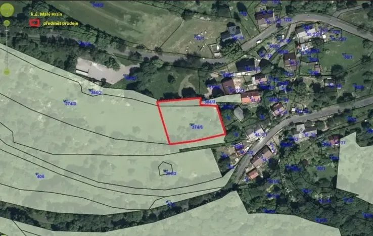 Prodej pozemku, Stráž nad Ohří, 2127 m2