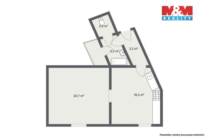 Prodej bytu 1+1, Karlovy Vary, Mattoniho nábřeží, 45 m2