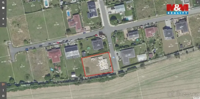 Prodej pozemku pro bydlení, Křenice, 1173 m2
