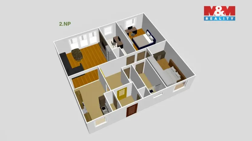 Prodej rodinného domu, Uherčice, 125 m2