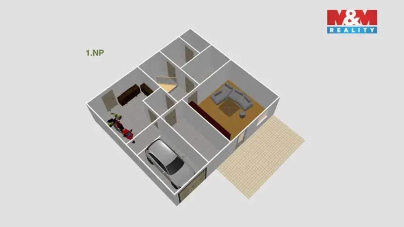 Prodej rodinného domu, Uherčice, 125 m2
