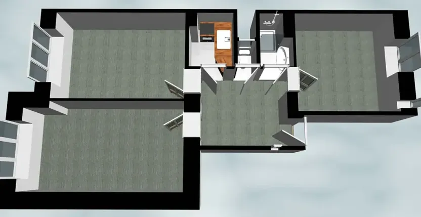 Pronájem bytu 3+kk, Praha - Smíchov, Radlická, 75 m2