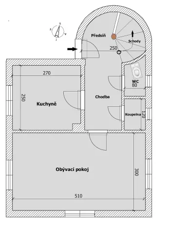 Prodej rodinného domu, Praha - Radotín, Na Viničkách, 90 m2