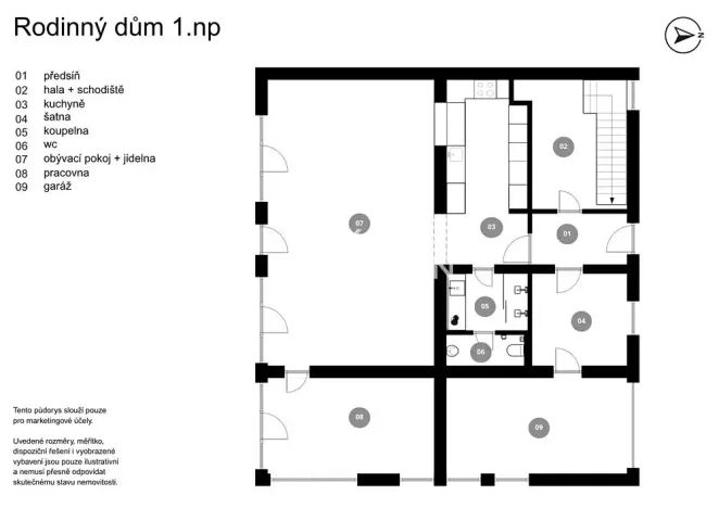 Prodej rodinného domu, Praha - Michle, Na Bohdalci, 322 m2