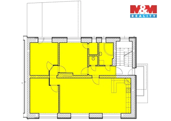 Pronájem bytu 4+kk, Otrokovice - Kvítkovice, tř. Osvobození, 91 m2