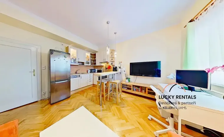 Pronájem bytu 2+kk, Praha - Žižkov, Hartigova, 40 m2