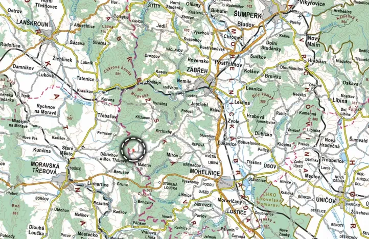 Prodej pole, Maletín, 14751 m2