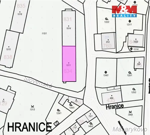 Prodej bytu 2+1, Hranice, U pošty, 61 m2