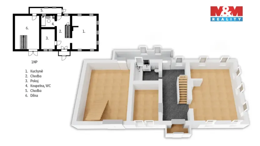 Prodej rodinného domu, Staré Křečany - Nové Křečany, 133 m2