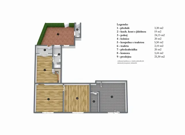 Prodej bytu 4+kk, Hradec Králové, Habrmanova, 104 m2
