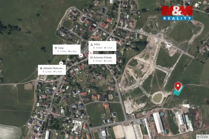 Prodej pozemku pro bydlení, Kolová, 1100 m2