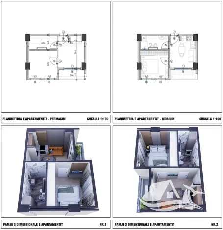 Prodej bytu 2+kk, Golem, Albánie, 42 m2