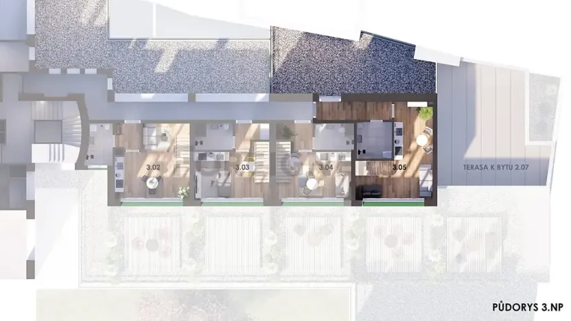 Pronájem bytu 1+kk, Brno, Jánská, 88 m2