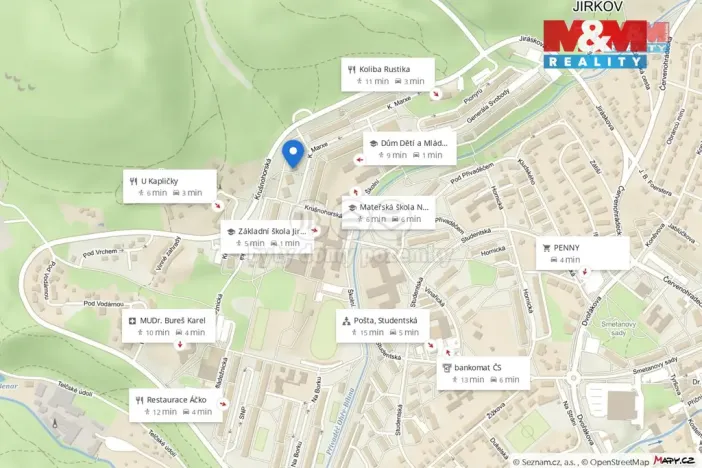 Prodej bytu 3+1, Jirkov, Krušnohorská, 66 m2