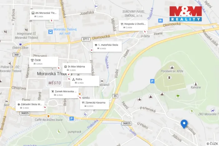 Prodej bytu 3+1, Moravská Třebová, Alšova, 61 m2