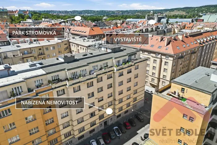 Pronájem bytu 2+1, Praha - Holešovice, U smaltovny, 74 m2
