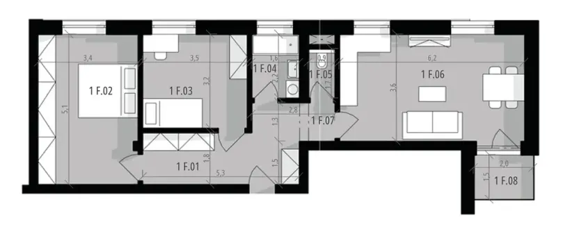 Prodej bytu 3+kk, Brno, 74 m2