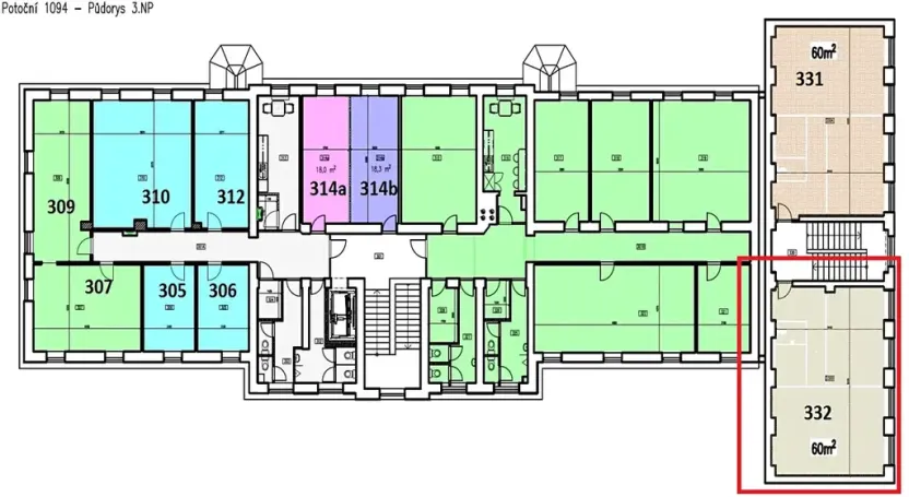 Pronájem kanceláře, Frýdek-Místek, Potoční, 28 m2