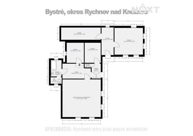 Prodej chalupy, Bystré, 90 m2