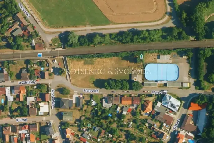 Prodej komerčního pozemku, Pardubice, Přerovská, 4073 m2