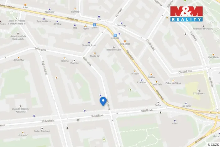 Pronájem bytu 2+kk, Praha - Žižkov, Bořivojova, 35 m2