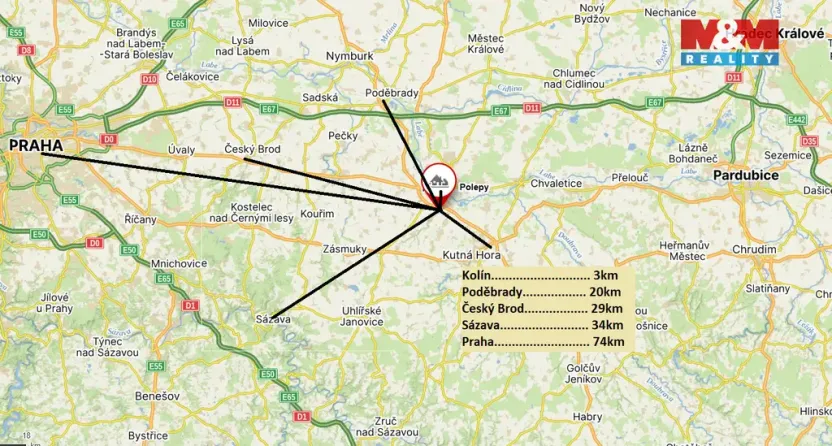 Prodej pozemku pro bydlení, Polepy, 5853 m2