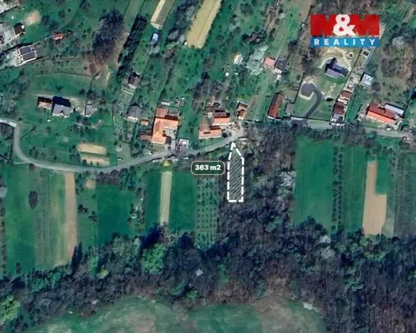Prodej zahrady, Vřesovice, 363 m2