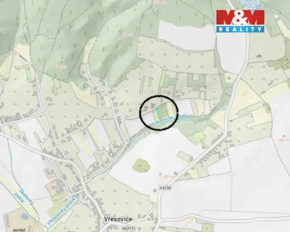 Prodej zahrady, Vřesovice, 363 m2