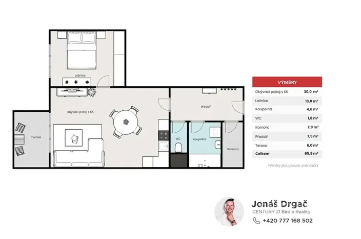 Pronájem bytu 2+kk, Praha - Hlubočepy, Štěpařská, 64 m2