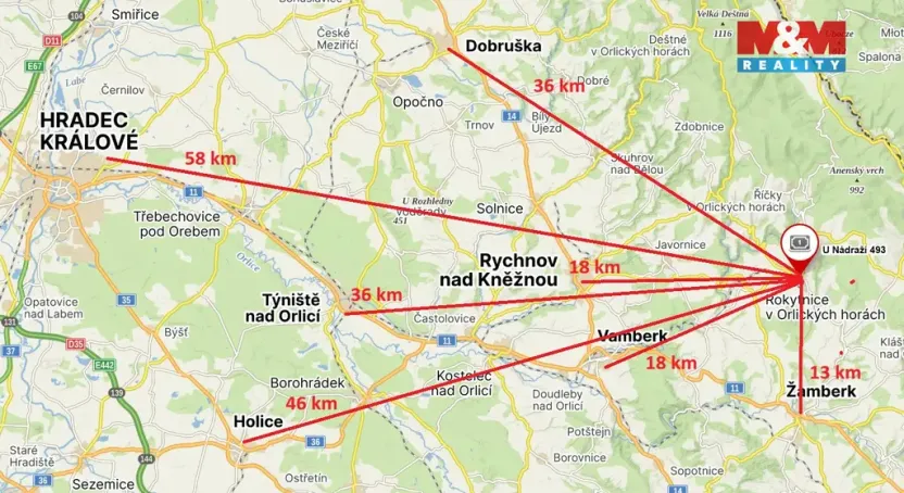 Prodej bytu 2+1, Rokytnice v Orlických horách, U Nádraží, 57 m2