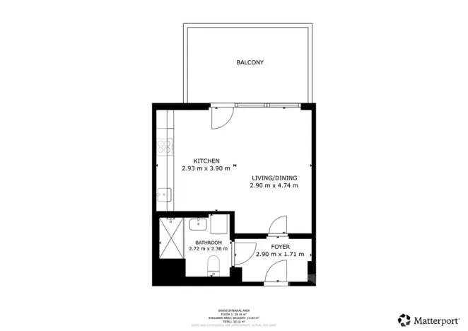 Pronájem bytu 1+kk, Praha - Stodůlky, Hábova, 37 m2