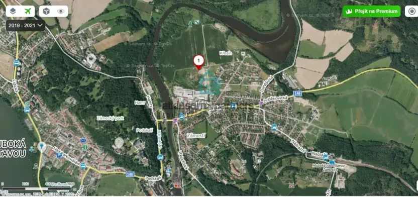 Prodej pozemku, Hluboká nad Vltavou, 906 m2