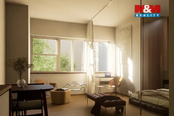Prodej bytu 1+kk, Praha - Holešovice, Vinařská, 22 m2