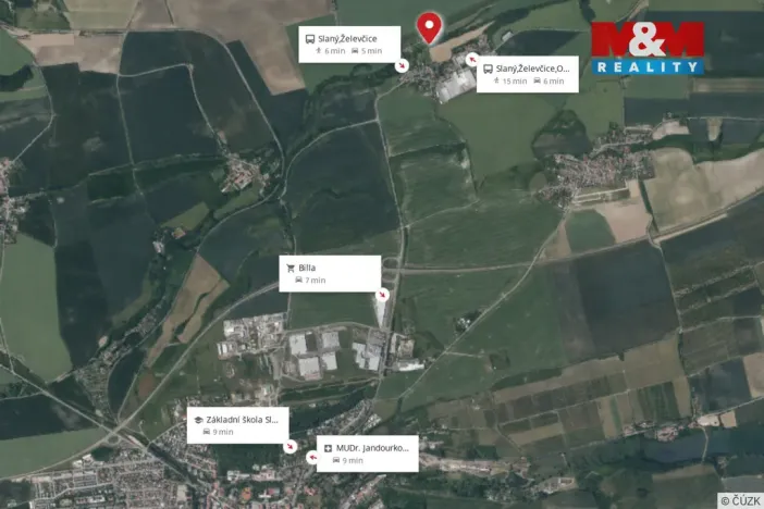 Prodej pozemku pro bydlení, Slaný - Želevčice, 709 m2