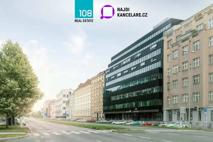 Pronájem kanceláře, Praha - Karlín, Sokolovská, 635 m2