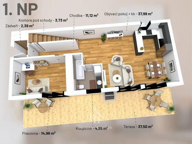 Prodej rodinného domu, Svinaře, Větrná, 156 m2