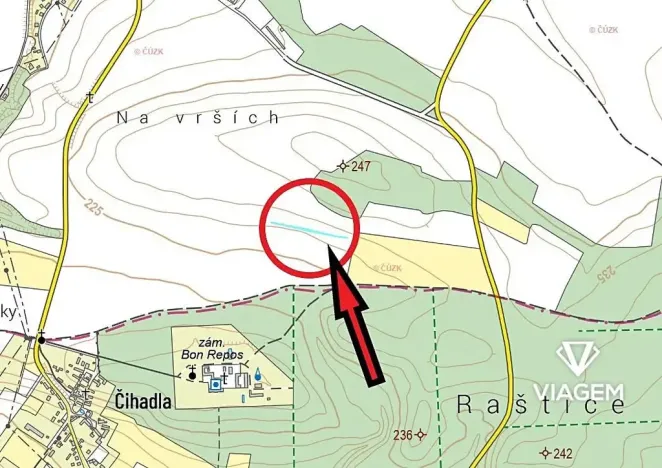 Prodej podílu pole, Předměřice nad Jizerou, 584 m2