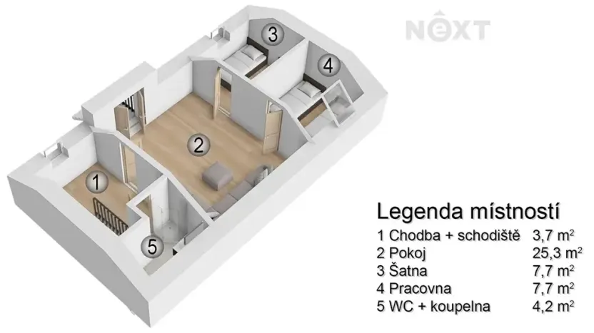 Prodej rodinného domu, Šakvice, Sklepní, 130 m2