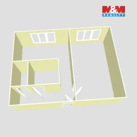 Prodej bytu 1+1, Bohumín - Nový Bohumín, Mírová, 35 m2