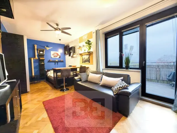 Pronájem bytu 1+1, Praha - Smíchov, Na Skalce, 35 m2